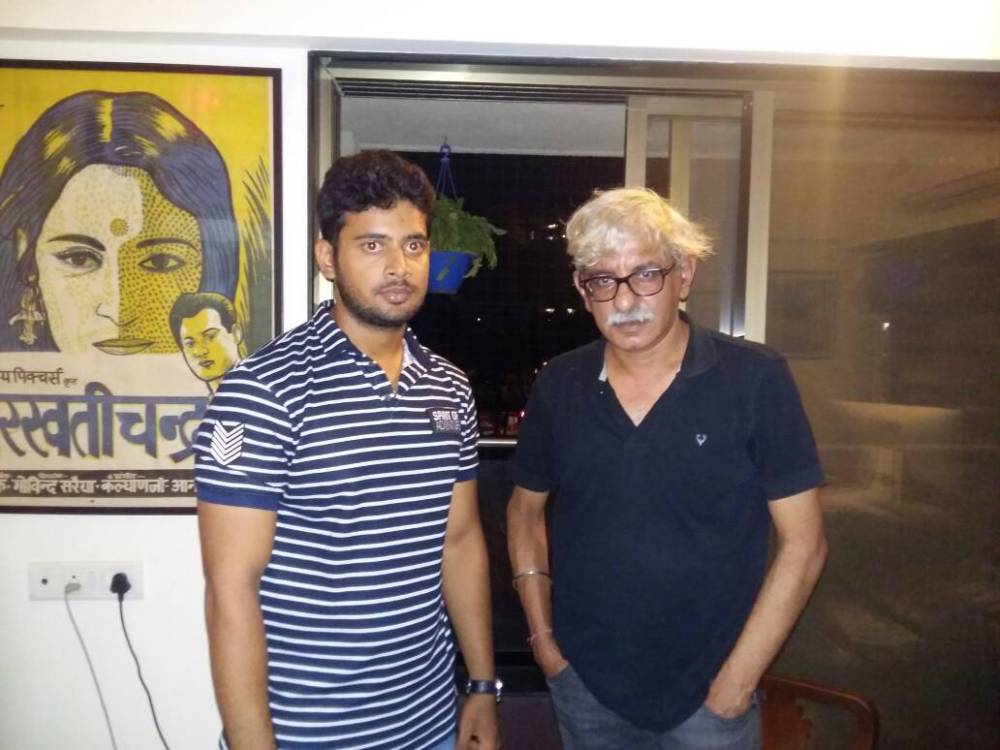 Hemendra with Director Sriram Raghavan